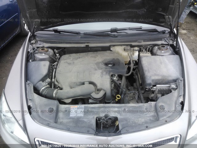 1G1ZC5E00CF130097 - 2012 CHEVROLET MALIBU 1LT 香槟色 照片 10