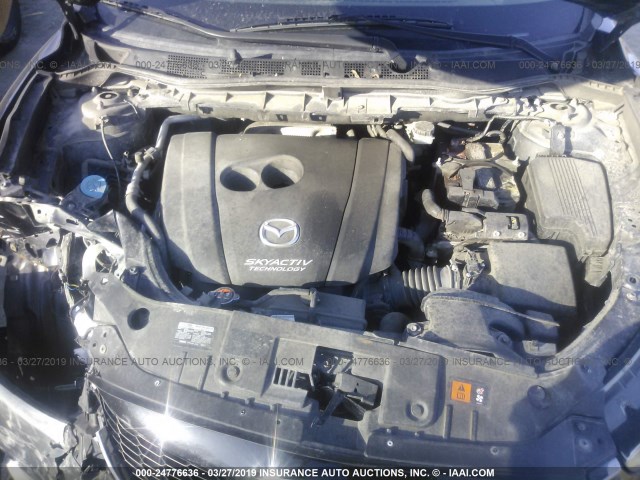 JM3KE4BE0E0311923 - 2014 MAZDA CX-5 SPORT GRAY photo 10