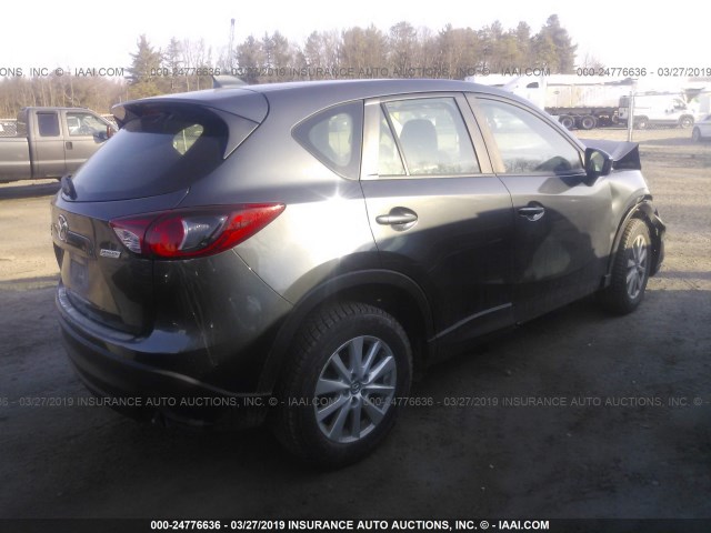 JM3KE4BE0E0311923 - 2014 MAZDA CX-5 SPORT GRAY photo 4