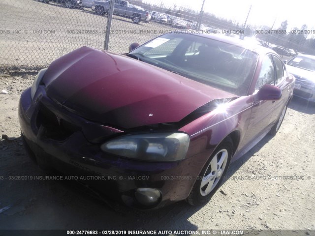 2G2WP522651139633 - 2005 PONTIAC GRAND PRIX BURGUNDY photo 2