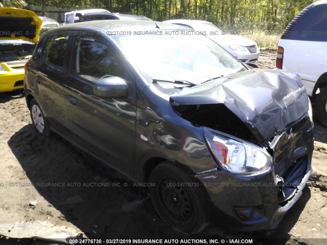 ML32A3HJ1EH023626 - 2014 MITSUBISHI MIRAGE DE GRAY photo 1