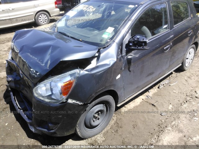 ML32A3HJ1EH023626 - 2014 MITSUBISHI MIRAGE DE GRAY photo 2