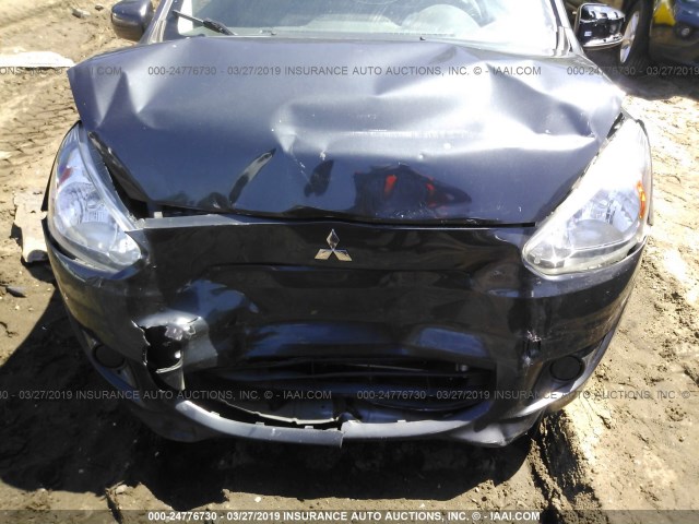 ML32A3HJ1EH023626 - 2014 MITSUBISHI MIRAGE DE GRAY photo 6