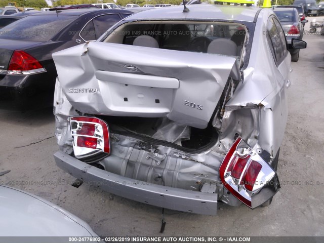 3N1AB61E17L628709 - 2007 NISSAN SENTRA 2.0/2.0S/2.0SL SILVER photo 6