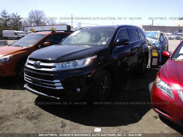 5TDJZRFH9JS497530 - 2018 TOYOTA HIGHLANDER SE/XLE BLACK photo 2