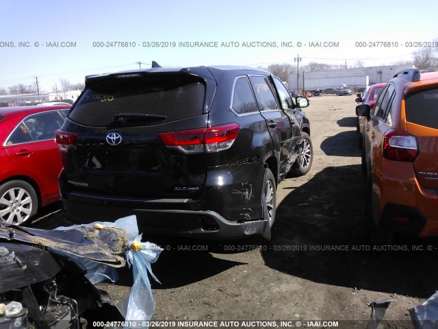 5TDJZRFH9JS497530 - 2018 TOYOTA HIGHLANDER SE/XLE BLACK photo 4