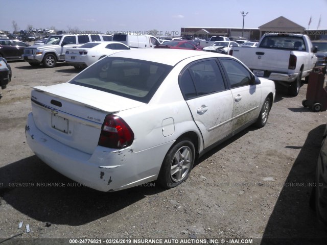 1G1ZT54835F211119 - 2005 CHEVROLET MALIBU LS WHITE photo 4