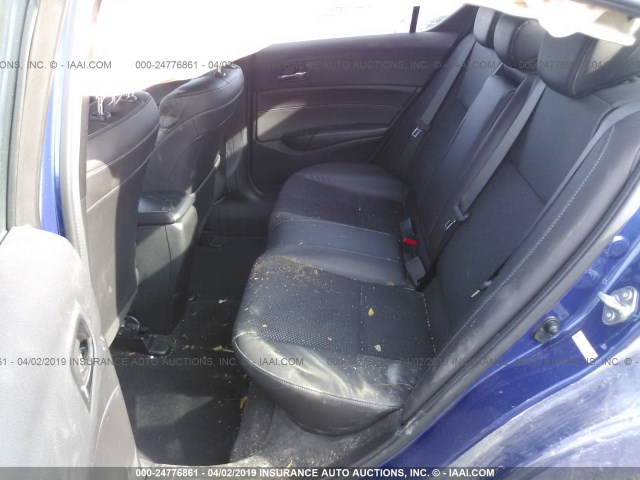 19UDE2F86GA014356 - 2016 ACURA ILX PREMIUM STYLE/TECH STYLE BLUE photo 8