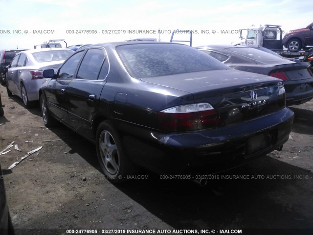 19UUA56632A016554 - 2002 ACURA 3.2TL BLACK photo 3