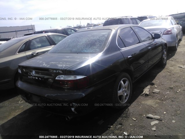 19UUA56632A016554 - 2002 ACURA 3.2TL BLACK photo 4