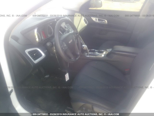 2GKALMEK4D6403672 - 2013 GMC TERRAIN SLE WHITE photo 5