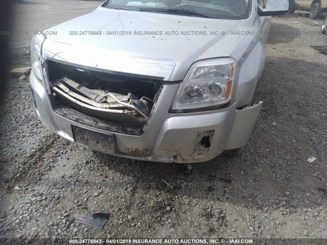 2GKALMEK5D6203710 - 2013 GMC TERRAIN SLE SILVER photo 6