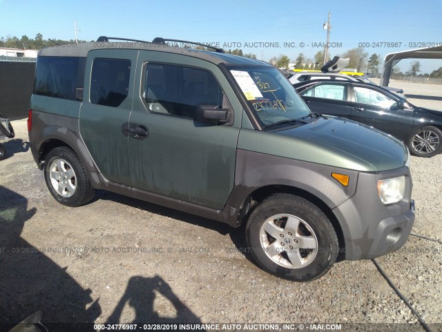 5J6YH28593L045622 - 2003 HONDA ELEMENT EX GREEN photo 1