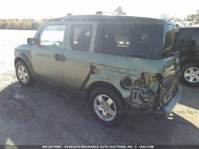 5J6YH28593L045622 - 2003 HONDA ELEMENT EX GREEN photo 3