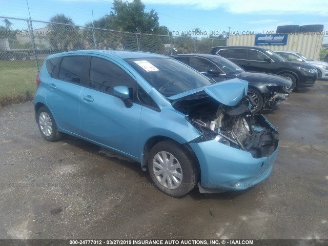 3N1CE2CP4FL429546 - 2015 NISSAN VERSA NOTE S/S PLUS/SV/SL/SR Light Blue photo 1