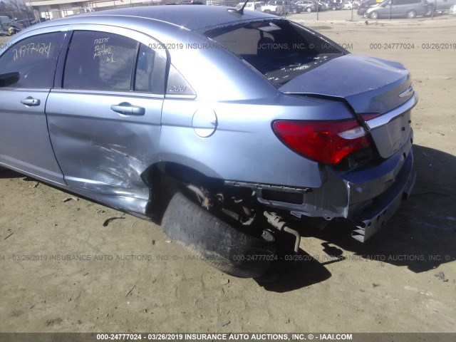 1C3BC4FB8BN536477 - 2011 CHRYSLER 200 LX Light Blue photo 6