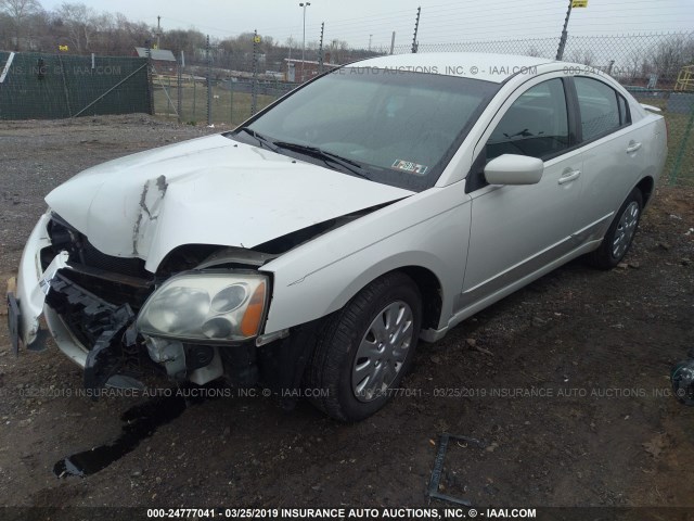 4A3AB36F76E073581 - 2006 MITSUBISHI GALANT ES MEDIUM/LS MEDIUM WHITE photo 2