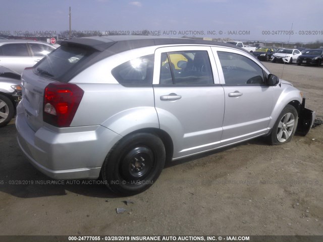 1B3CB3HA0BD255282 - 2011 DODGE CALIBER MAINSTREET SILVER photo 4