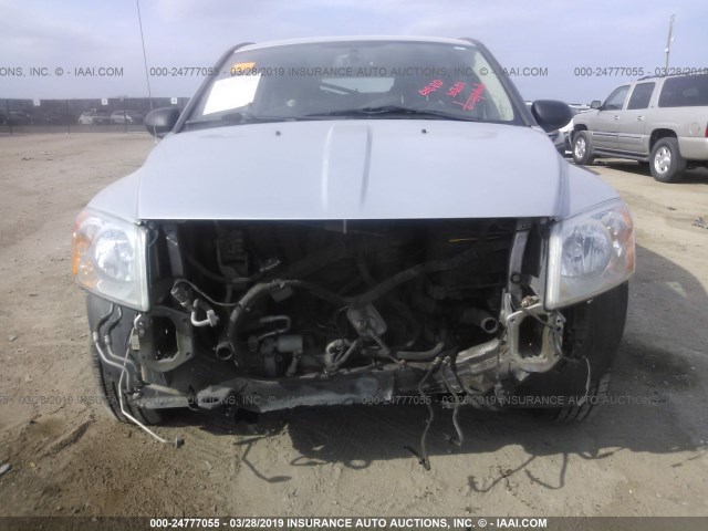 1B3CB3HA0BD255282 - 2011 DODGE CALIBER MAINSTREET SILVER photo 6