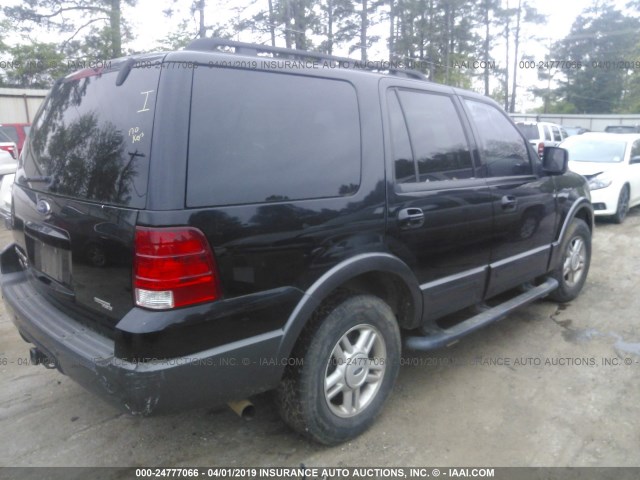 1FMPU15566LA33701 - 2006 FORD EXPEDITION XLT BLACK photo 4