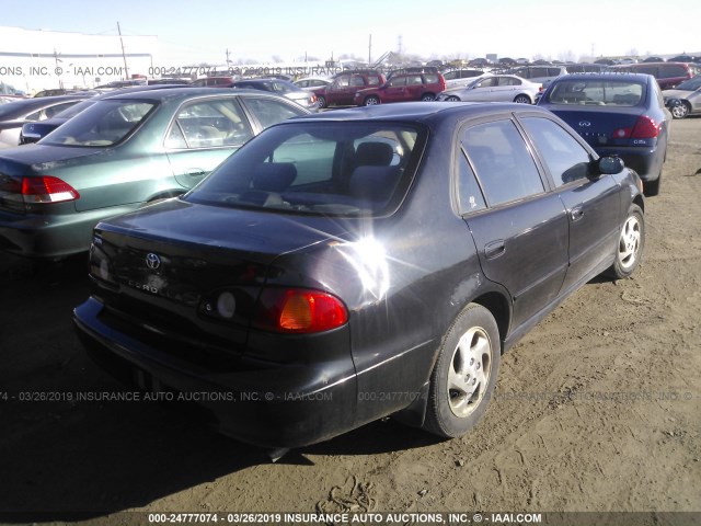 2T1BR12E92C554496 - 2002 TOYOTA COROLLA CE/LE/S BLACK photo 4