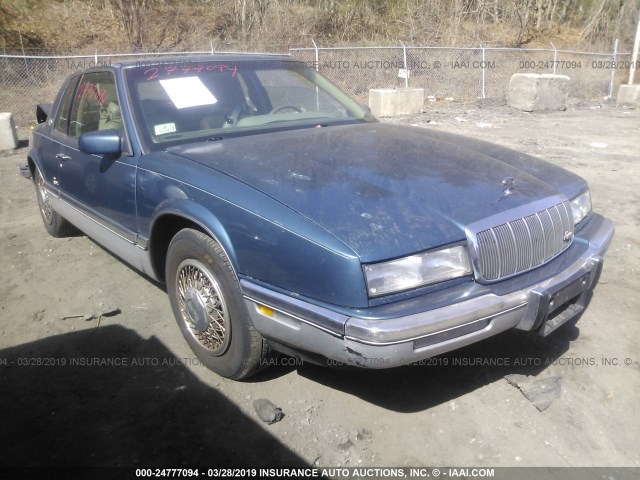 1G4EZ13L1NU402886 - 1992 BUICK RIVIERA BLUE photo 1