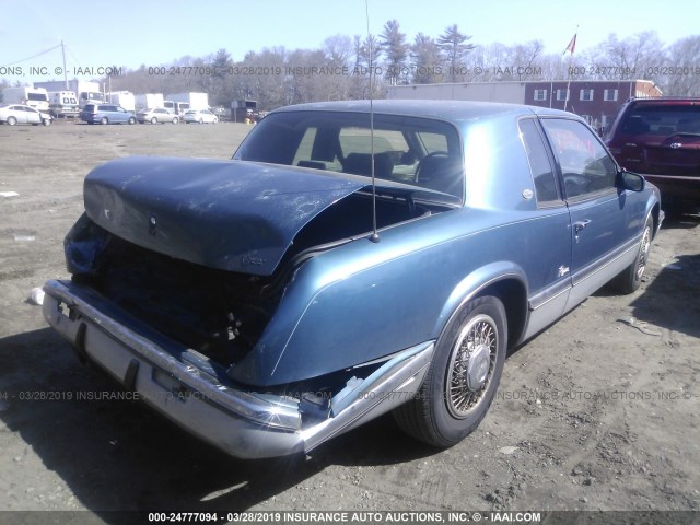 1G4EZ13L1NU402886 - 1992 BUICK RIVIERA BLUE photo 4