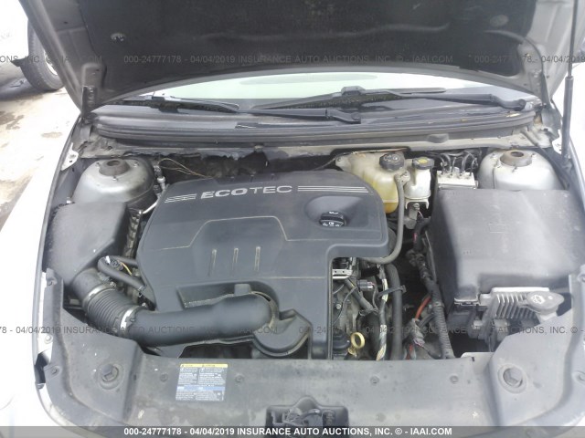 1G1ZB5EB7A4141367 - 2010 CHEVROLET MALIBU LS GRAY photo 10