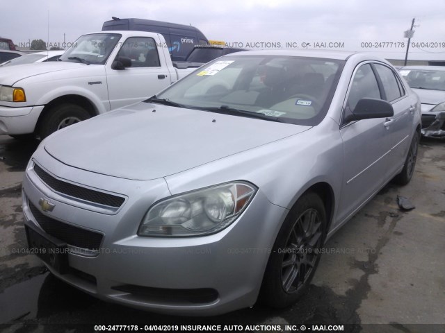 1G1ZB5EB7A4141367 - 2010 CHEVROLET MALIBU LS GRAY photo 2