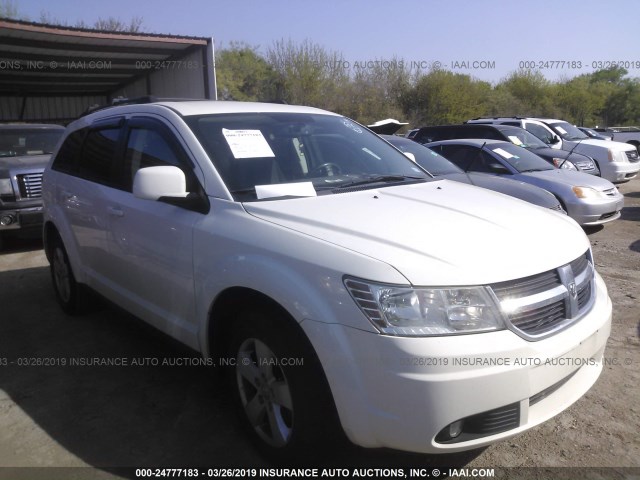 3D4PG5FV1AT269433 - 2010 DODGE JOURNEY SXT WHITE photo 1