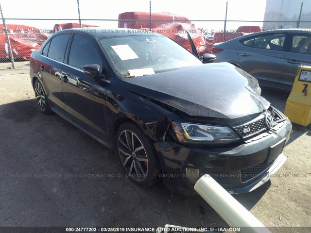 3VW467AJ5DM381862 - 2013 VOLKSWAGEN JETTA GLI BLACK photo 1