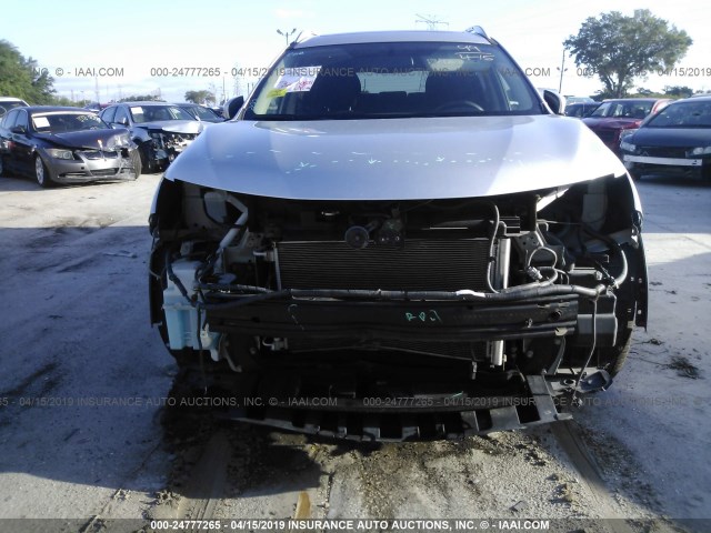 5N1AT2MT3EC769878 - 2014 NISSAN ROGUE S/SL/SV BROWN photo 6