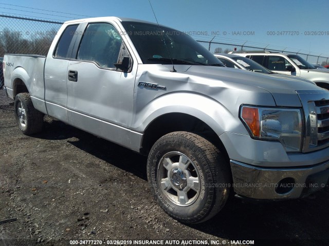 1FTEX1EMXBFC56813 - 2011 FORD F150 SUPER CAB SILVER photo 6