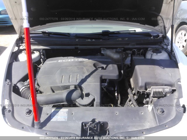 1G1ZG57B494104593 - 2009 CHEVROLET MALIBU LS WHITE photo 10