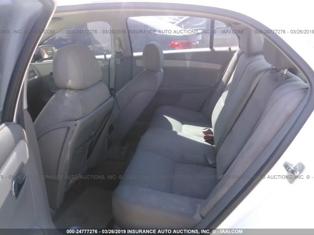 1G1ZG57B494104593 - 2009 CHEVROLET MALIBU LS WHITE photo 8