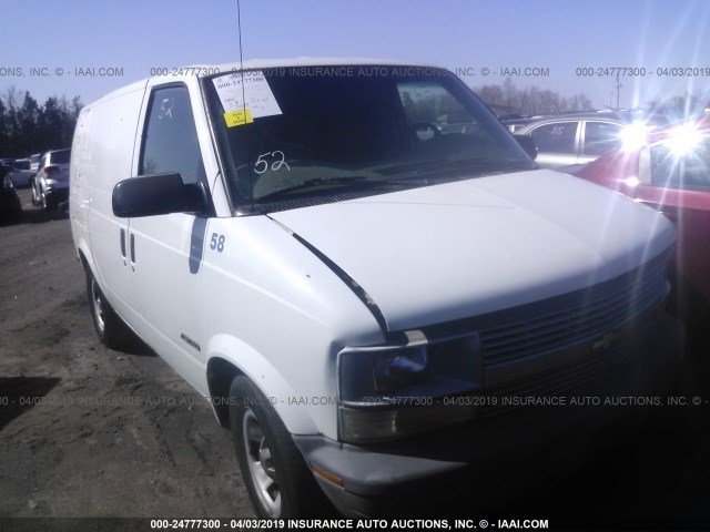 1GCDM19W21B116048 - 2001 CHEVROLET ASTRO WHITE photo 1