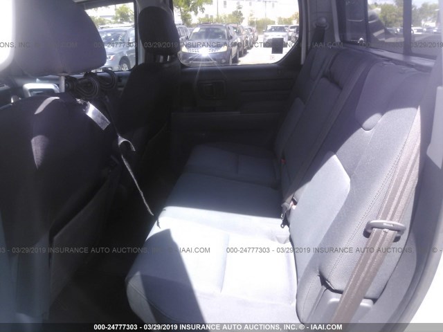 2HJYK16206H538466 - 2006 HONDA RIDGELINE RT SILVER photo 8