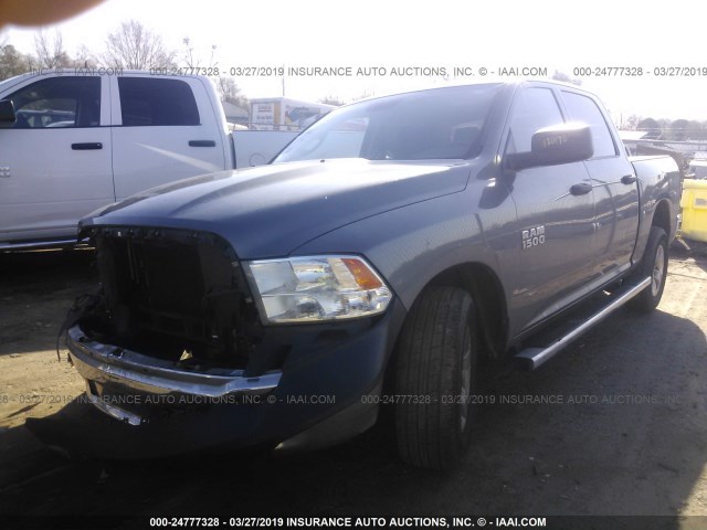 1C6RR6KP2DS617508 - 2013 RAM 1500 ST GRAY photo 2