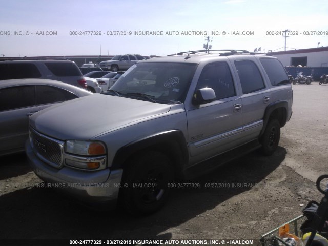 1GKEK13Z14R142461 - 2004 GMC YUKON SILVER photo 2