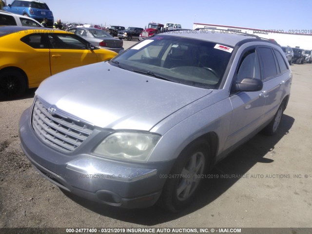 2C4GF68465R660600 - 2005 CHRYSLER PACIFICA TOURING SILVER photo 2