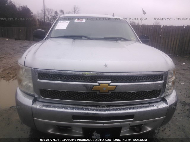 3GCUKUEJ9CG278836 - 2012 CHEVROLET SILVERADO K1500 HYBRID SILVER photo 6