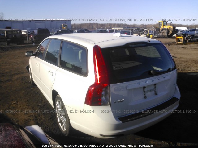 YV1MW382X92471415 - 2009 VOLVO V50 2.4I WHITE photo 3