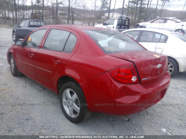 1G1AF5F55A7165658 - 2010 CHEVROLET COBALT 2LT RED photo 3