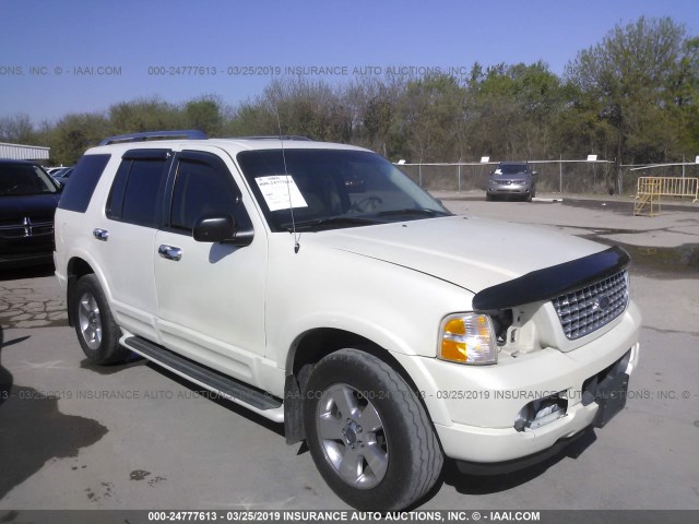 1FMDU65W33ZA71128 - 2003 FORD EXPLORER LIMITED WHITE photo 1