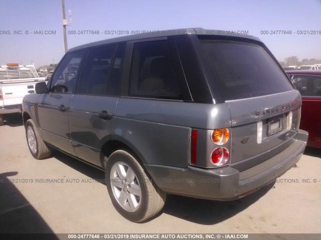 SALME11443A123155 - 2003 LAND ROVER RANGE ROVER HSE GRAY photo 3