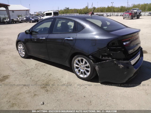 1C3CDFCA5DD133073 - 2013 DODGE DART LIMITED/R/T GRAY photo 3