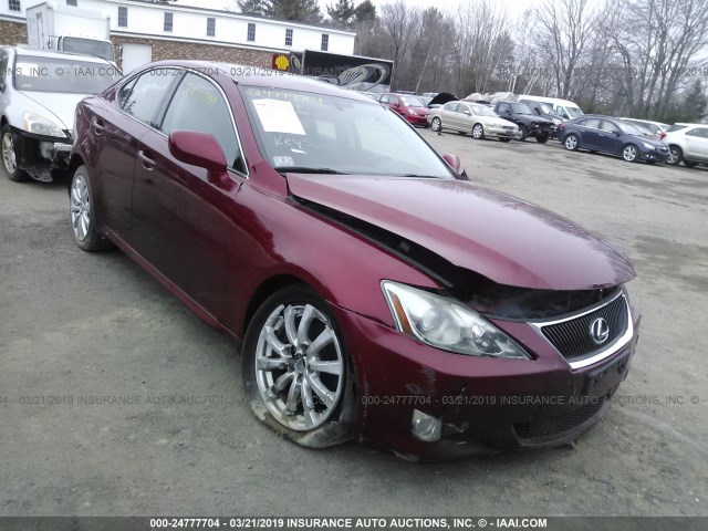 JTHCK262462004298 - 2006 LEXUS IS 250 RED photo 1