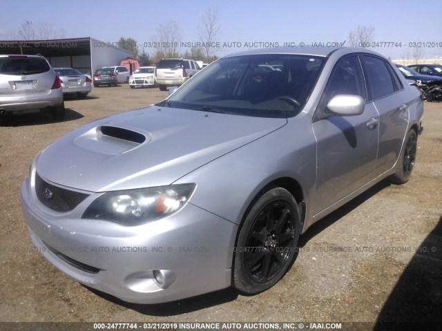 JF1GE74628G500595 - 2008 SUBARU IMPREZA SILVER photo 2