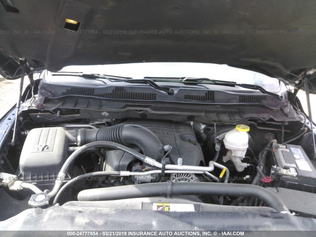 1C6RR7YT6JS197239 - 2018 RAM 1500 REBEL შავი ფოტო 10