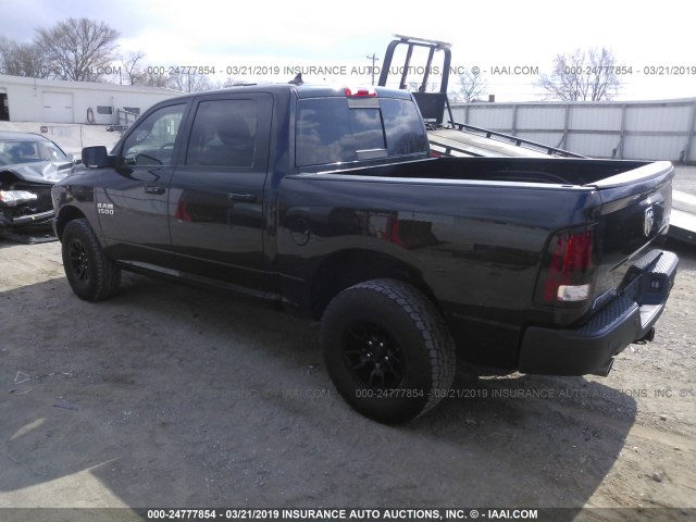 1C6RR7YT6JS197239 - 2018 RAM 1500 REBEL შავი ფოტო 3